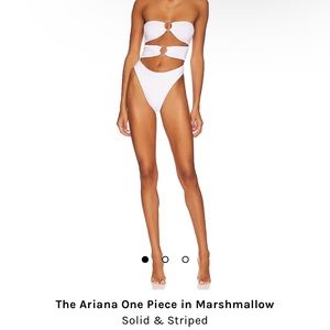 Solid & Striped Ariana one piece in Marshmellow